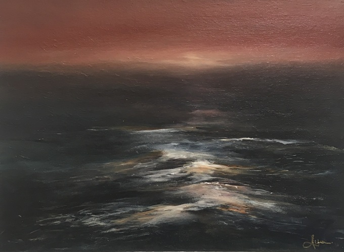 'Dying Light, Kintyre' by artist Alison Lyon